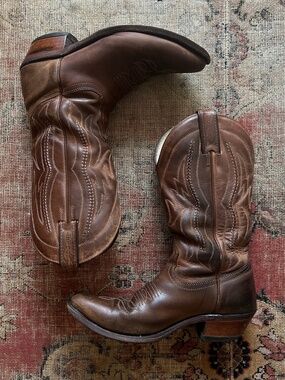 Vintage 80s/90s Boulet Cowboy Boots